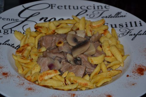 Spaetzles veau
