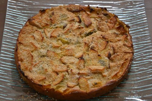 Clafoutis pommes kiwis 1