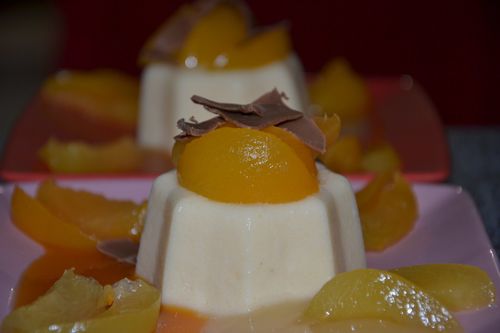 Panna cotta abricots