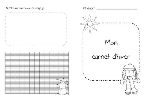 Production D Ecrit Carnet Et Atelier Crapouilleries