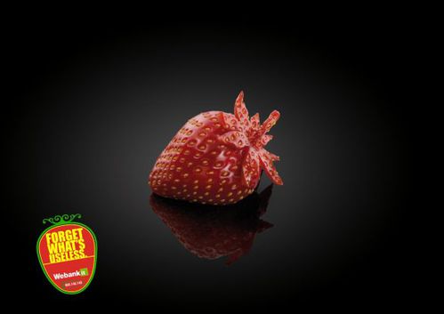 publicité webank fraise