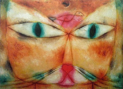Paul Klee, le chat et l'oiseau 1928