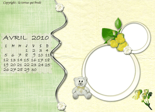 calendrier avril2010