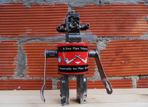construction robot recyclé