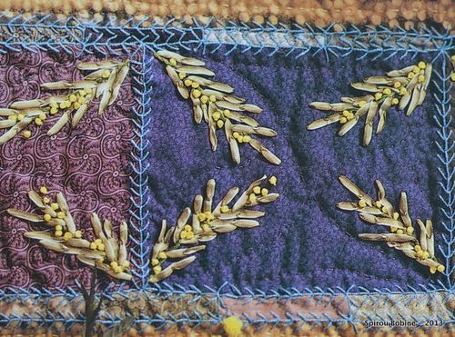 Mimosa Motif carré