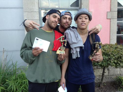 Yes'in and Kiubi, winners of the battle Good Vibes vol 2 Ku