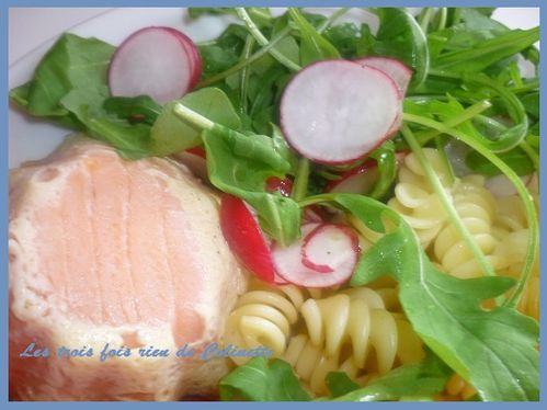 saumon a la mousse de courgettes01