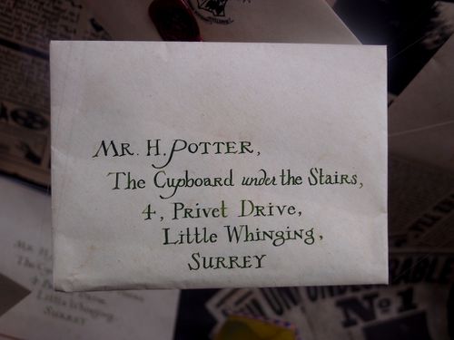 Lettre Harry potter