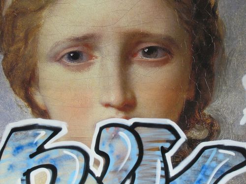 Antiquité rêvée affiche métro tags 2