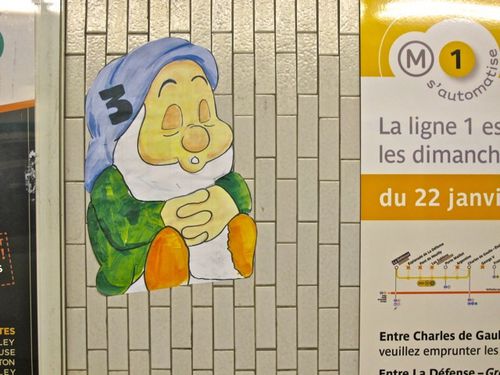 sept nains métro dormeur