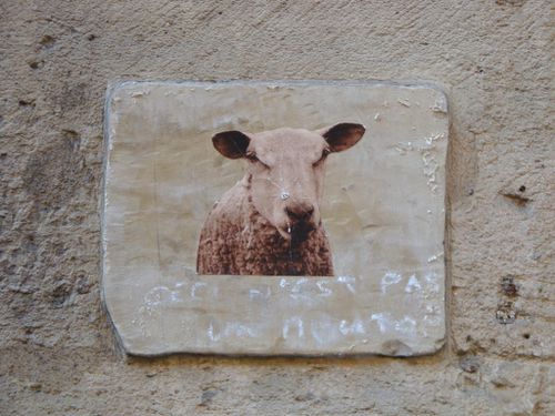 bestiaire mouton Street-art Beaubourg
