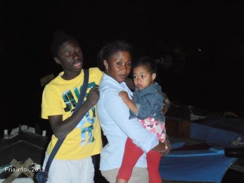 Feue Makalé SOUMAH avec ses enfants