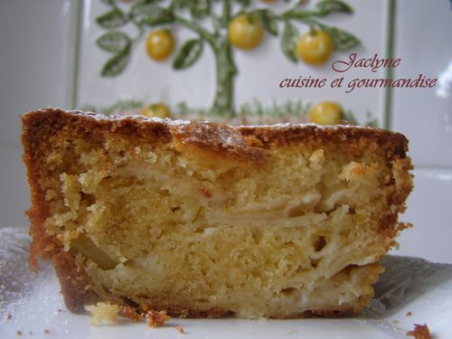 Cake à la pomme saveur citron vanille Jaclyne cuisine et gourmandise