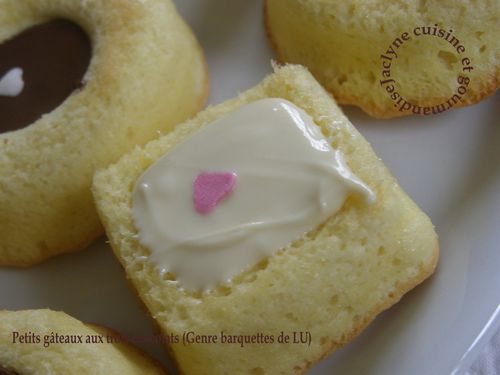 Petits gâteaux aux trois chocolats Genre barquettes de LU Jaclyne cuisine et gourmandise