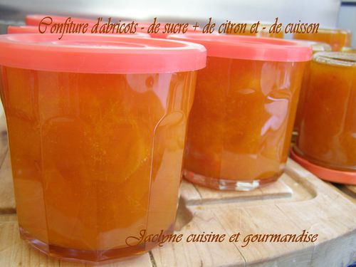 Confiture d'abricots - de sucre - de cuisson + de citron Version 2 Jaclyne cuisine et gourmandise