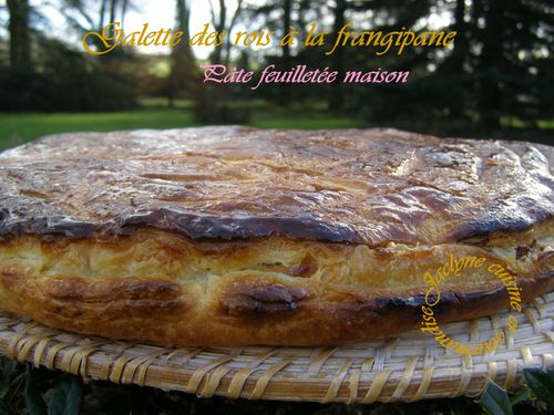 Galette des rois à la frangipane citronnée ♥ Pâte feuilletée maison Jaclyne cuisine et gourmandise