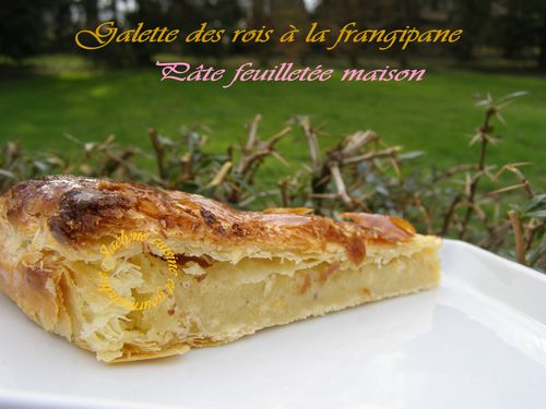 Galette des rois à la frangipane citronnée ♥ Pâte feuilletée maison Jaclyne cuisine et gourmandise