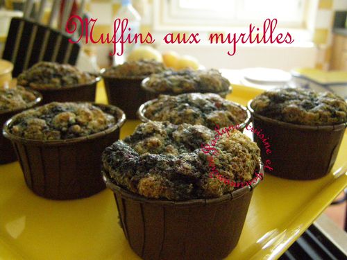 Muffins aux myrtilles Rapide et délicieux, vous allez vous régaler ♥ Jaclyne cuisine et gourmandise