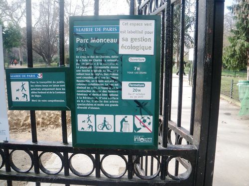 enfer abeilles parc Monceau