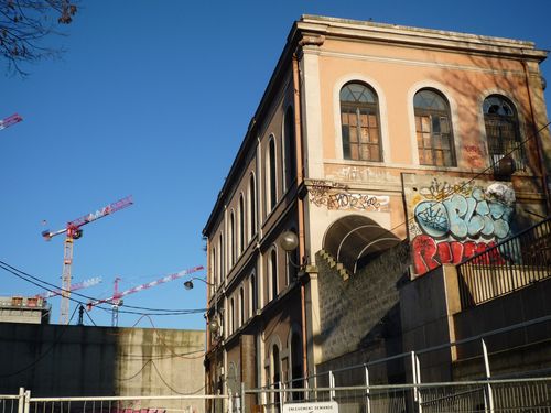 Ancienne gare SNCF Massena, rue Regnault, Paris XIII