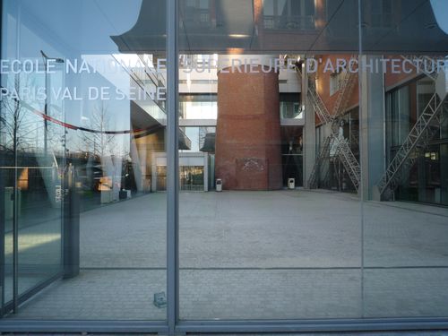 Entrée Ecole Nationale Supérieure d'Architecture Pari-Val