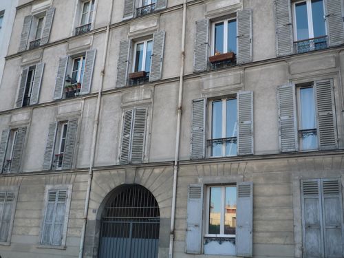 Immeuble fermé, rue du Chevaleret