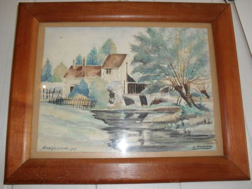 Aquarelle de Machavoine