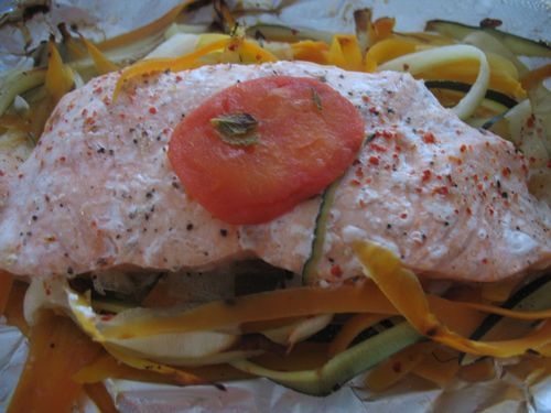 140911papillote de saumon sauce menthe 003