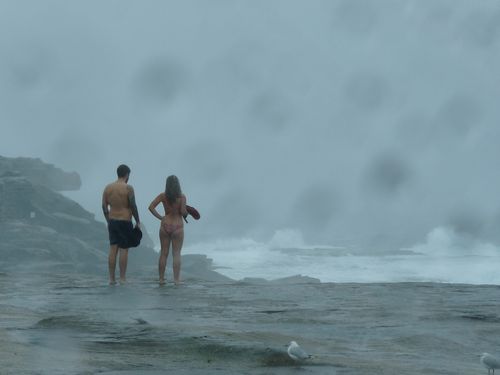 vague tempête pluie