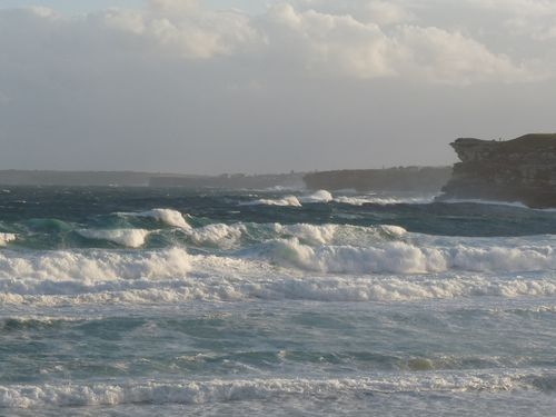 vagues tempête