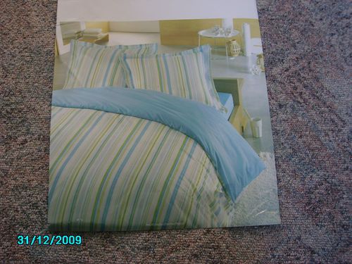 Parure couette turquoise anis blog