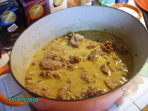 Porc au Curry en Cocotte