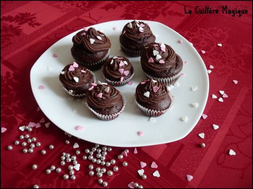 Cupcakes chocolat courgettes 30/01/11