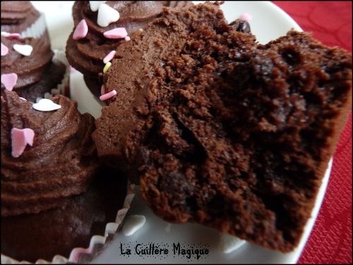 Cupcakes chocolat courgettes 30/01/11