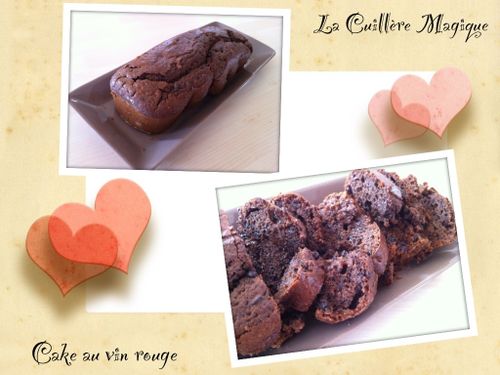 Cake au vin rouge mars 2012