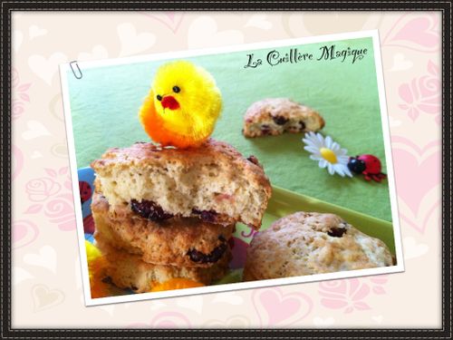 Scones aux cranberries2