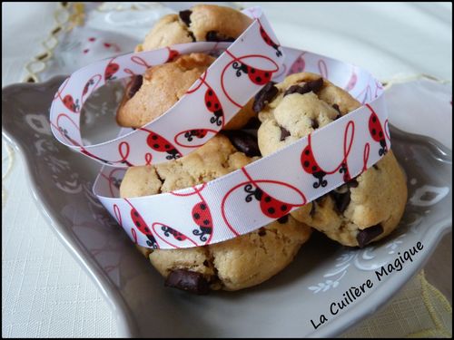 Cookies beurre de cacahuète et pépites de chocolat