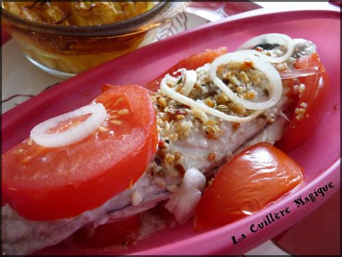 Papillotes de filets de maquereaux
