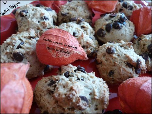 Cookies pommes pépites chocolat