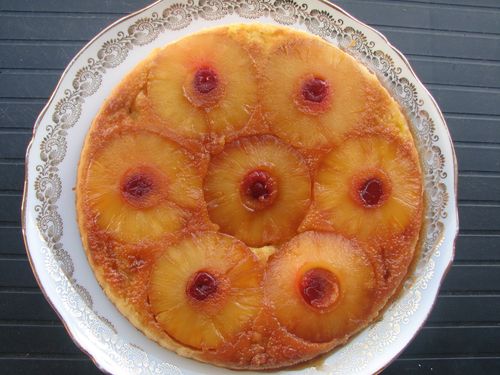 2010.11.07 Gâteau à l'ananas