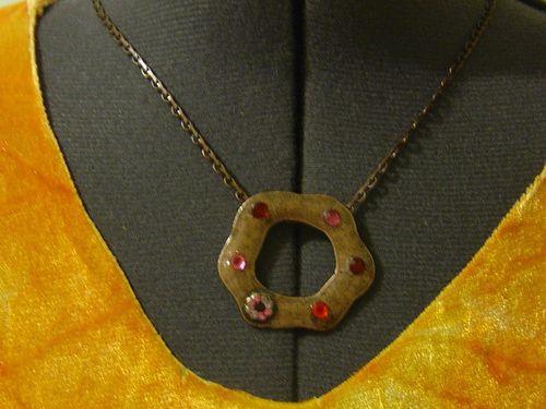 pendentif bronze Swarovski