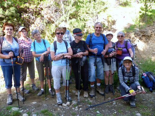 L'équipe des promeneurs.