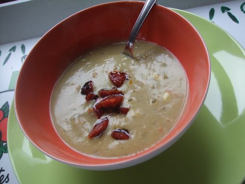 velouté pois casqsés