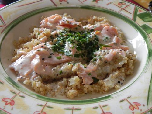 Mix céréales en risotto au saumon fumé (1)