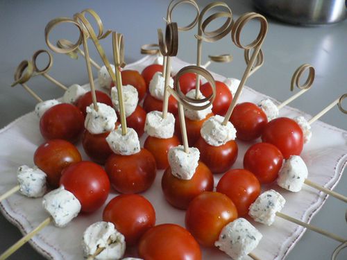 Petites tomates au fromage