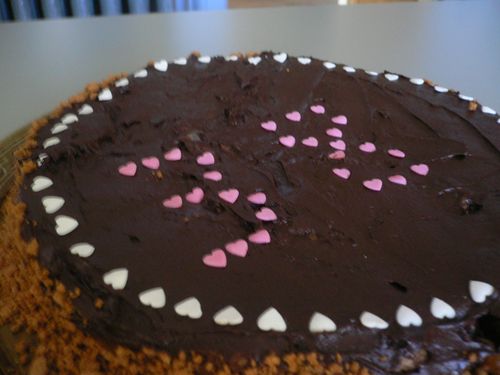 gâteau chocolat abricot