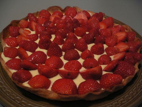 tarte aux fraises