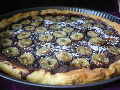 tarte nutella chocolat