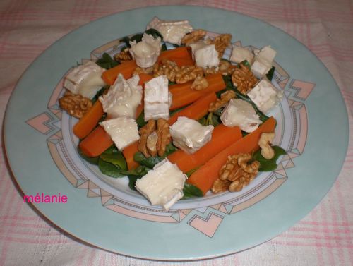 salade cresson carotte chevre