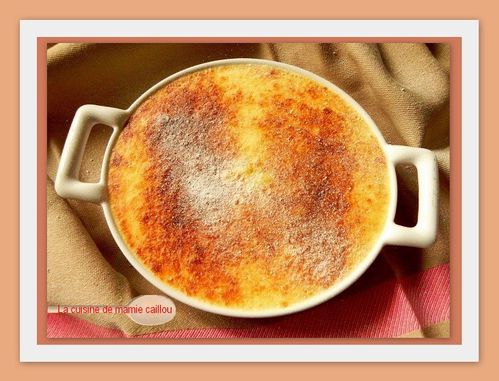 petit dessert tout orange
